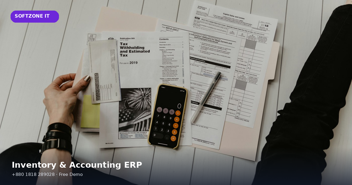 Inventory and Accounting ERP Stock Ledger P&L VAT Bangladesh - SoftZone IT