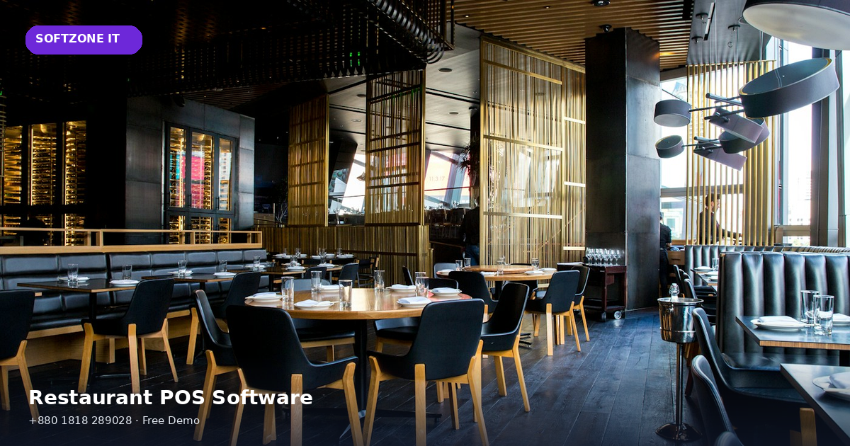 Restaurant POS Software with Table Management and KOT Bangladesh - SoftZone IT